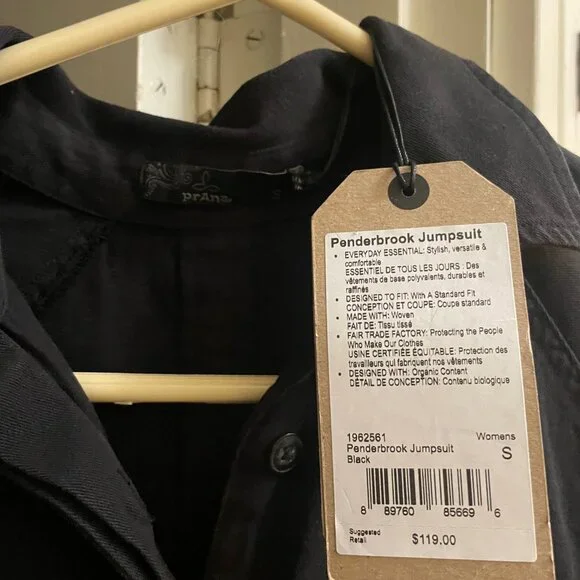 Prana Penderbrook Jumpsuit/Coveralls, small (NWT) - Picture 5 of 6
